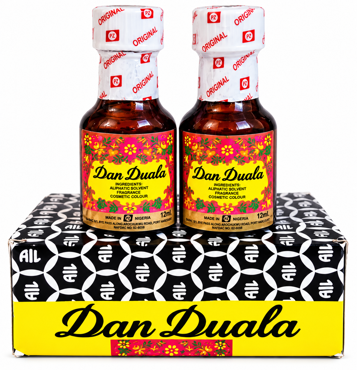 Dan Duala Oil Perfume Sans 12 ml, African Oil for Luck & Attraction