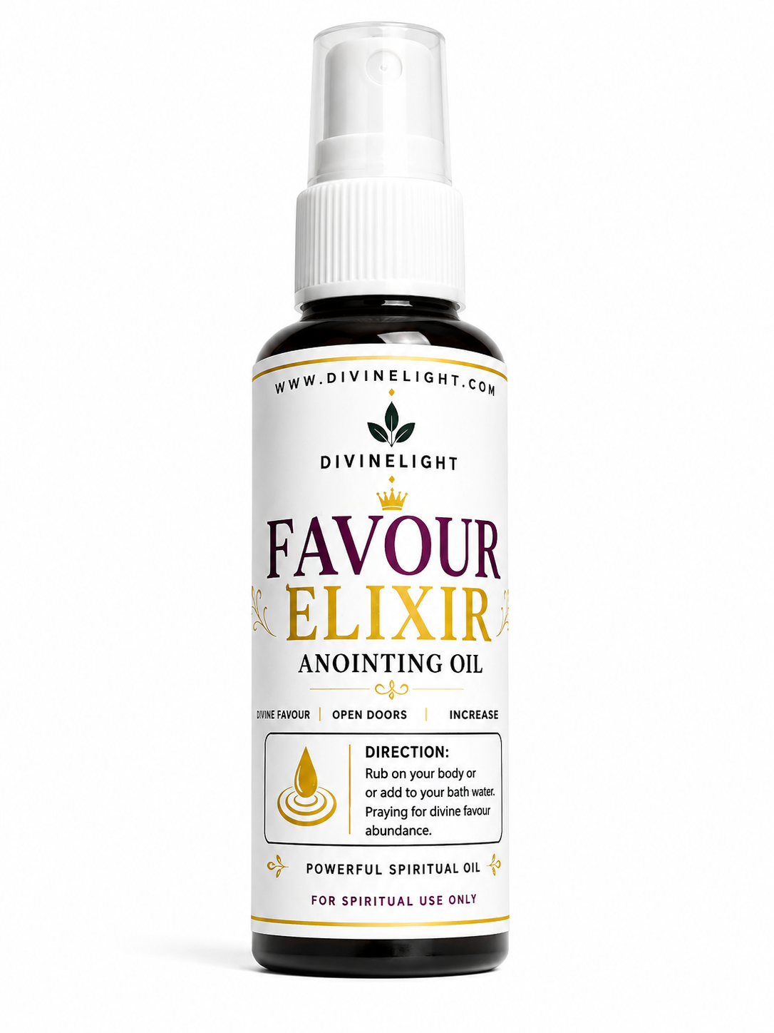 Favour Elixir Anointing Oil – Spiritual Ritual Oil 50ml