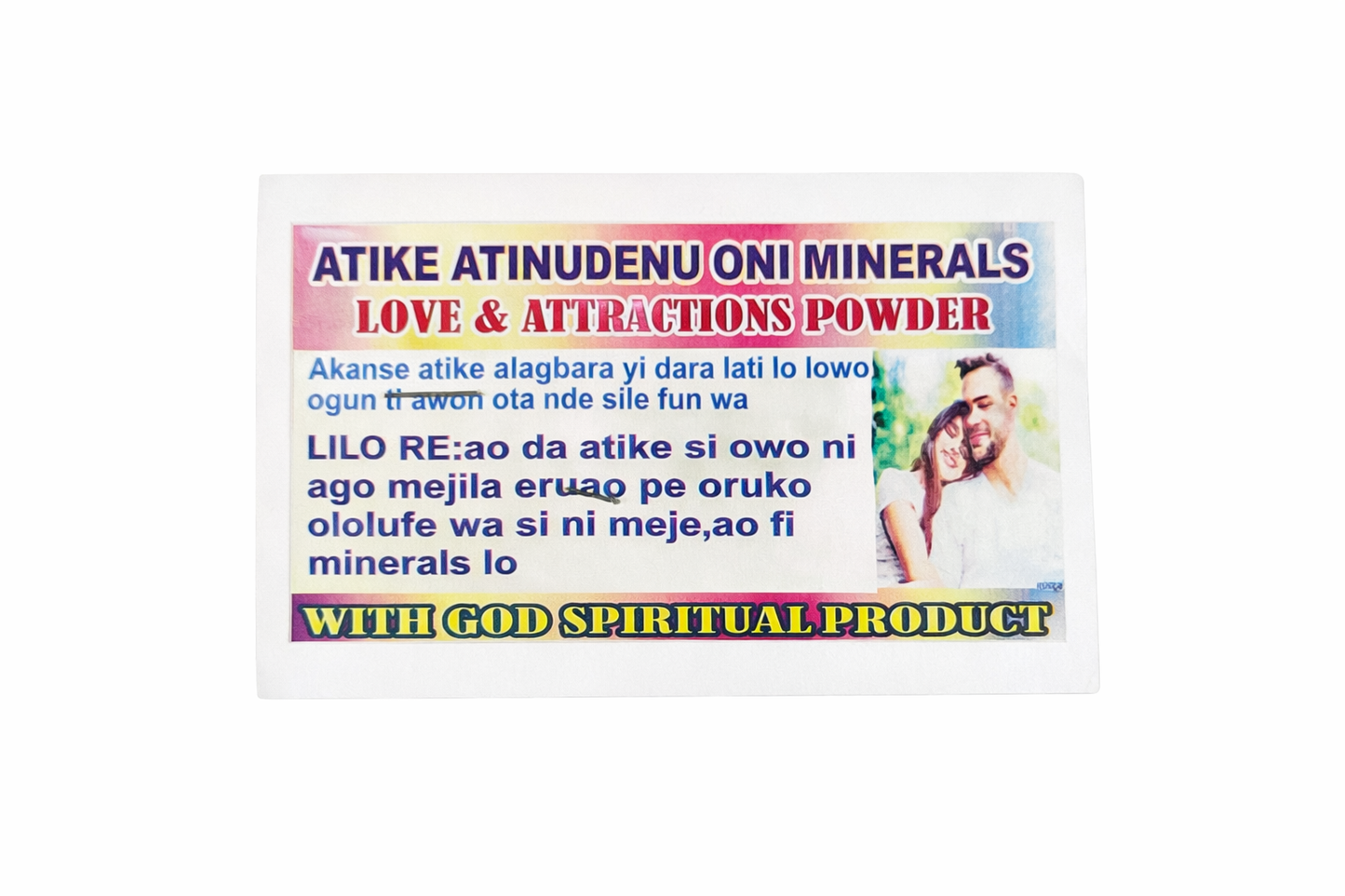 ❤️ Love & Attraction Powder (Atike Atinudenu Oni Minerals) Love • Attraction • Emotional Bond • Harmony