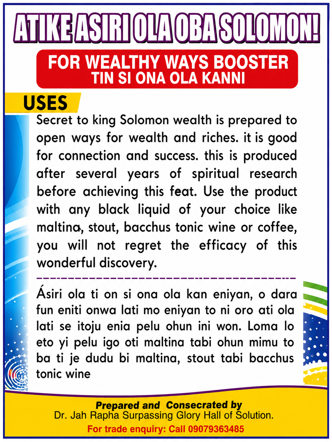 WEALTHY WAYS BOOSTER Powder