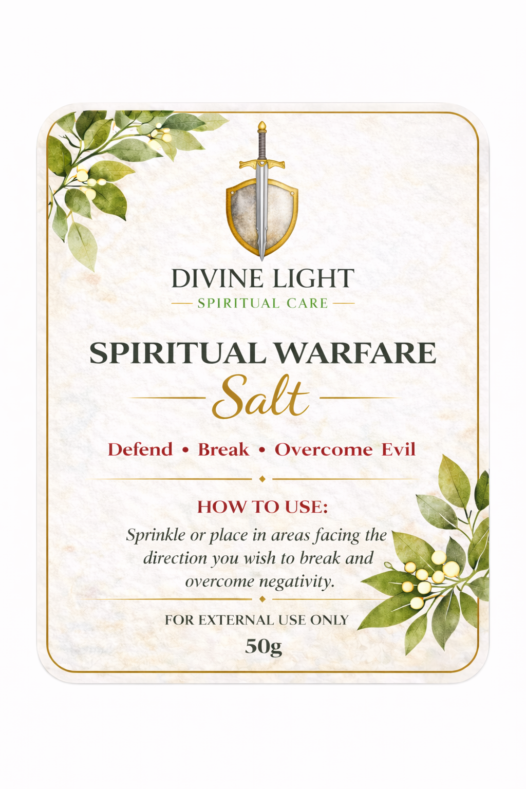 SPIRITUAL WARFARE SPIRITUAL SALT
