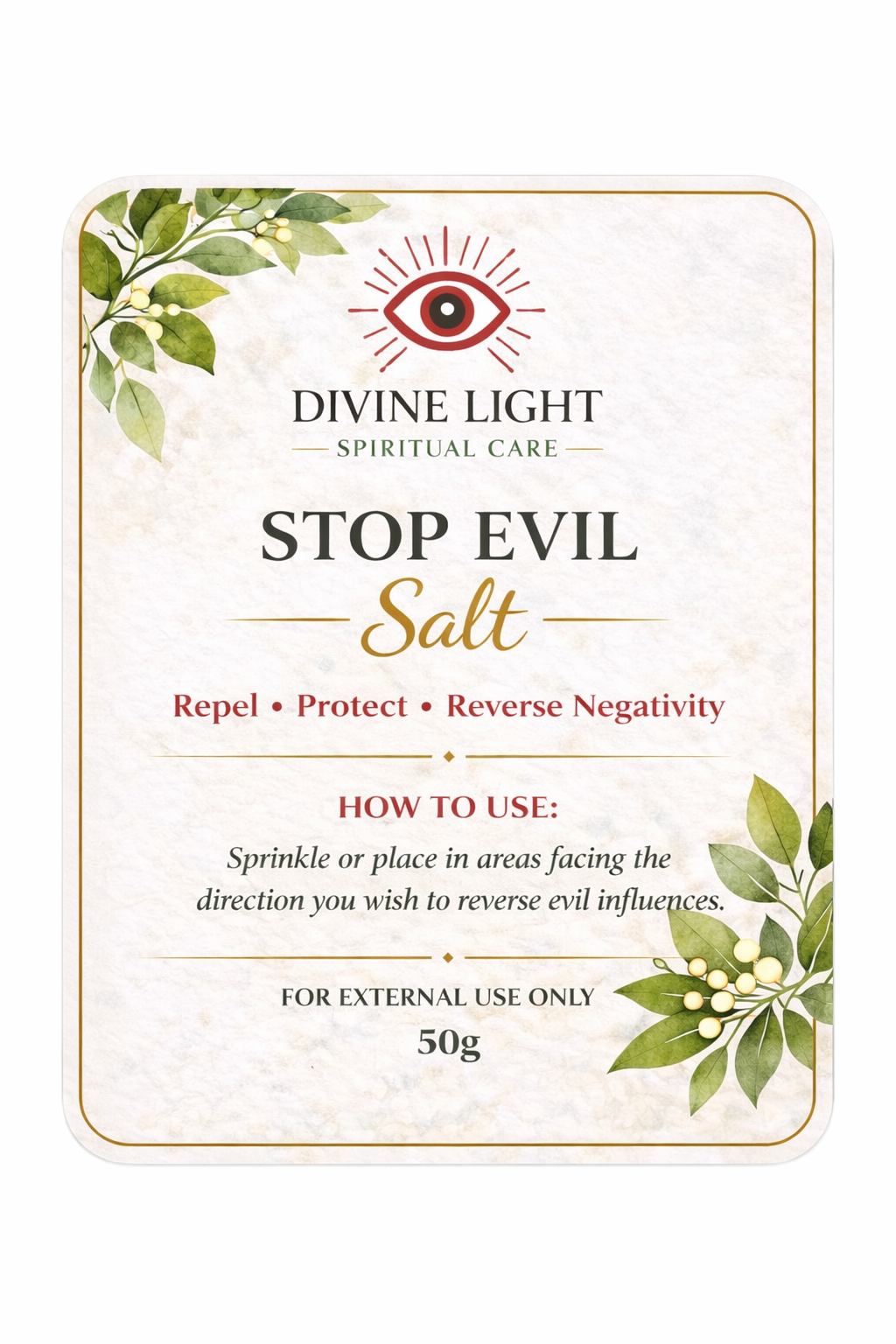 STOP EVILS SPIRITUAL SALT