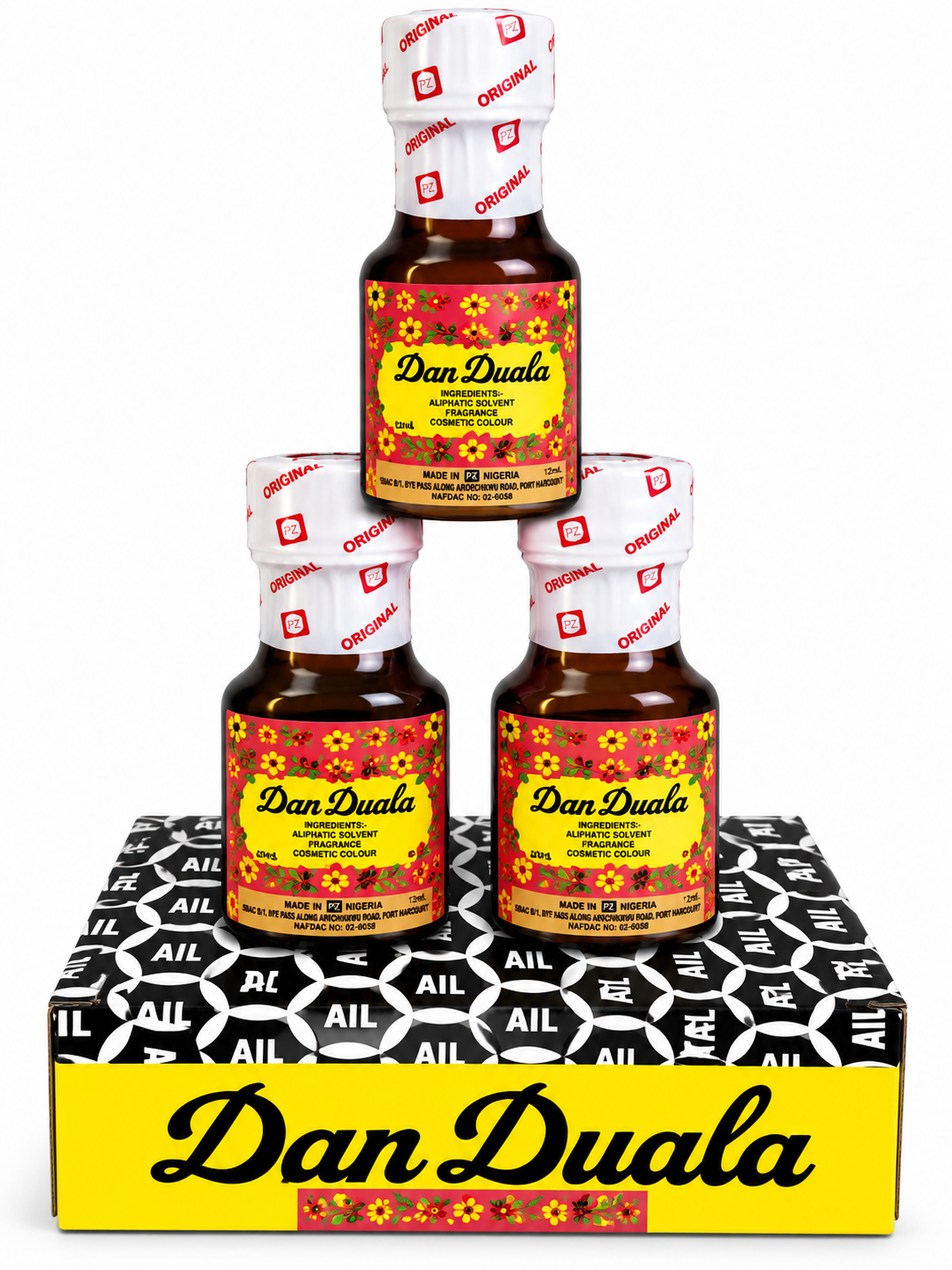 Dan Duala Oil Perfume Sans 12 ml, African Oil for Luck & Attraction