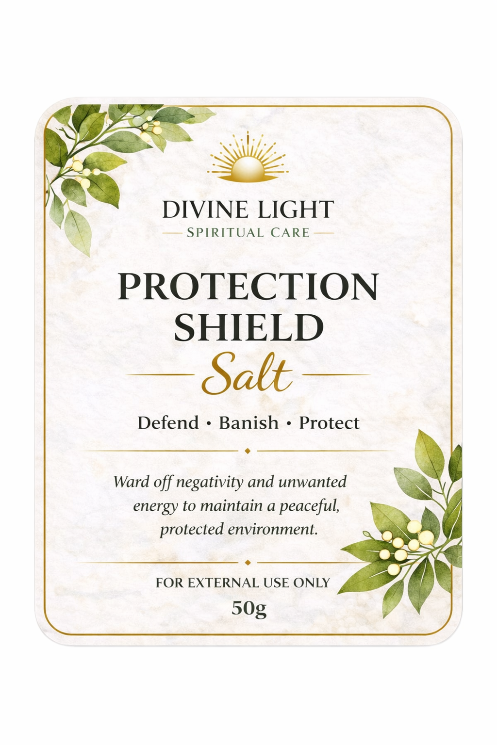 PROTECTION SHIELD SPIRITUAL SALT