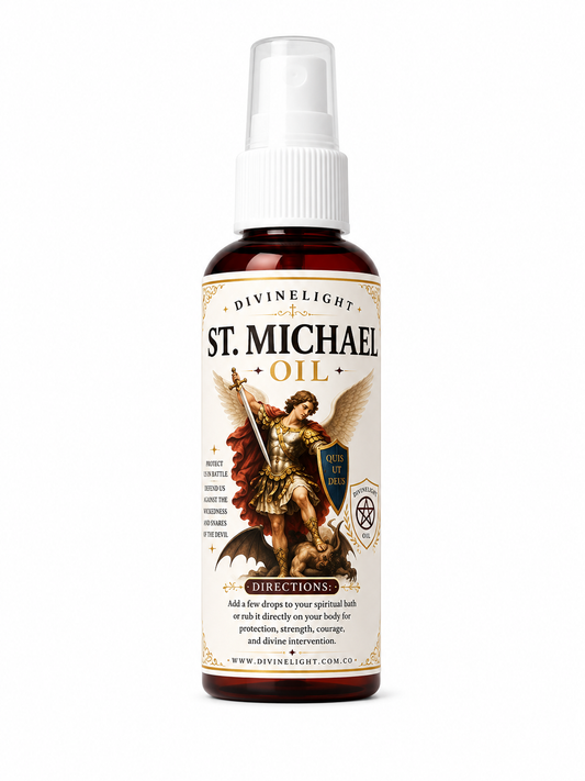 🛡️ St. Michael Spiritual Oil – Protection, Strength & Divine Guidance