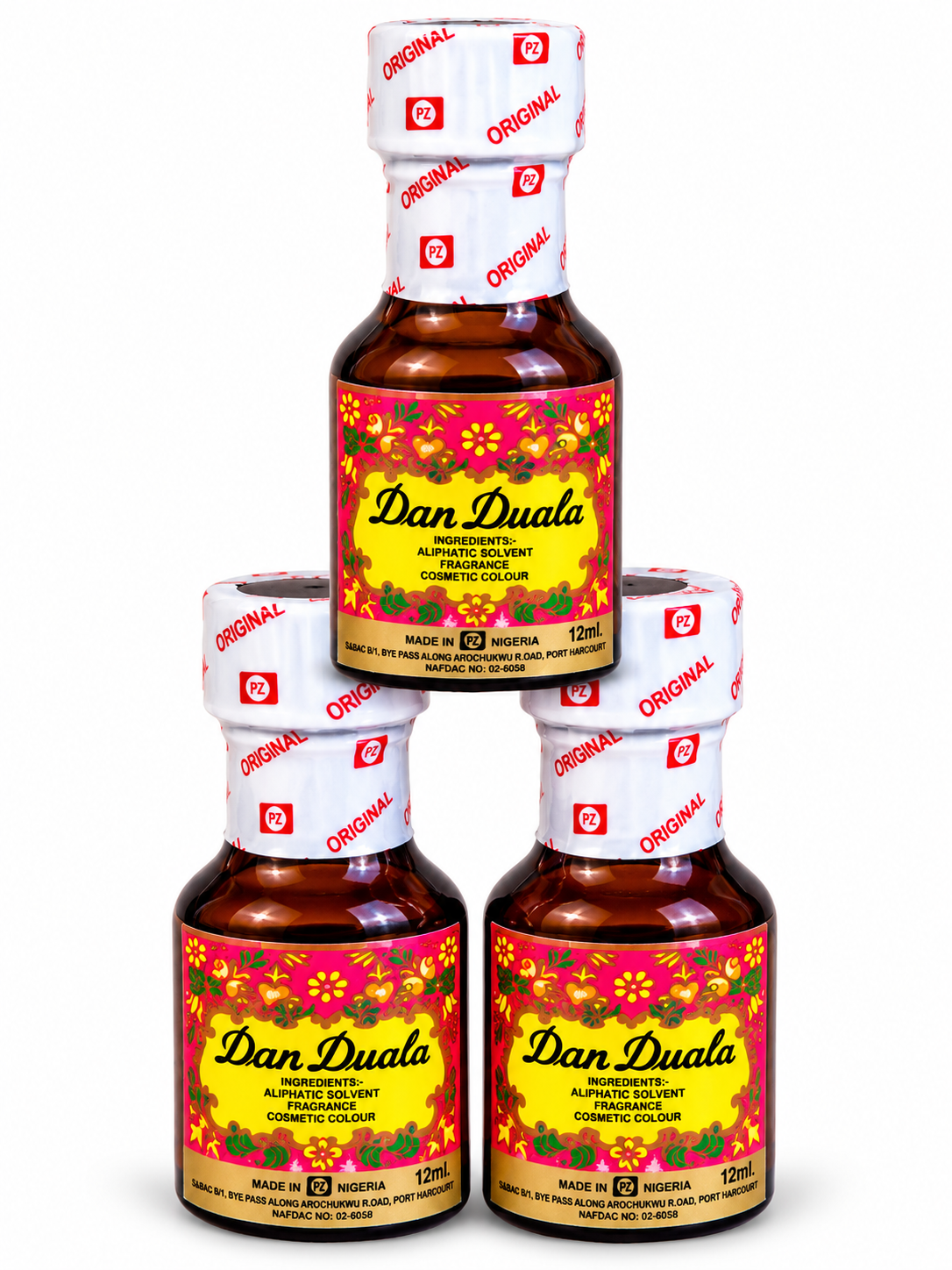 Dan Duala Oil Perfume Sans 12 ml, African Oil for Luck & Attraction