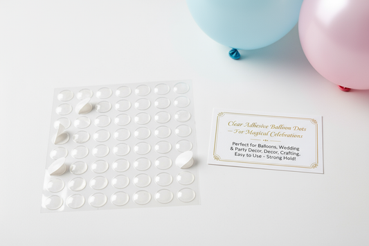 100 Balloon Stickers Dots Adhesive Wedding Party Decoration Ceiling Wall Attach