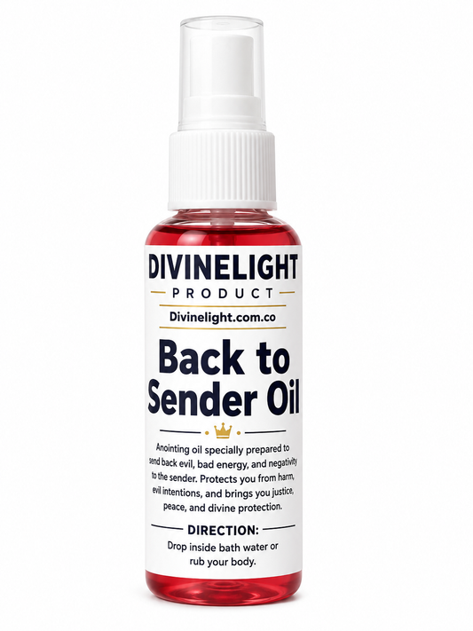 ↩️✨ BACK TO SENDER SPIRITUAL OIL – Return Evil • Spiritual Reversal • Divine Justice ✨↩️
