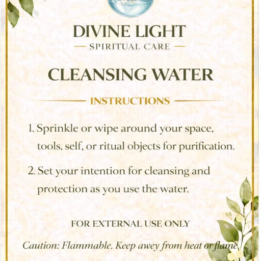 CLEANSING WATER SPIRITUAL WATER