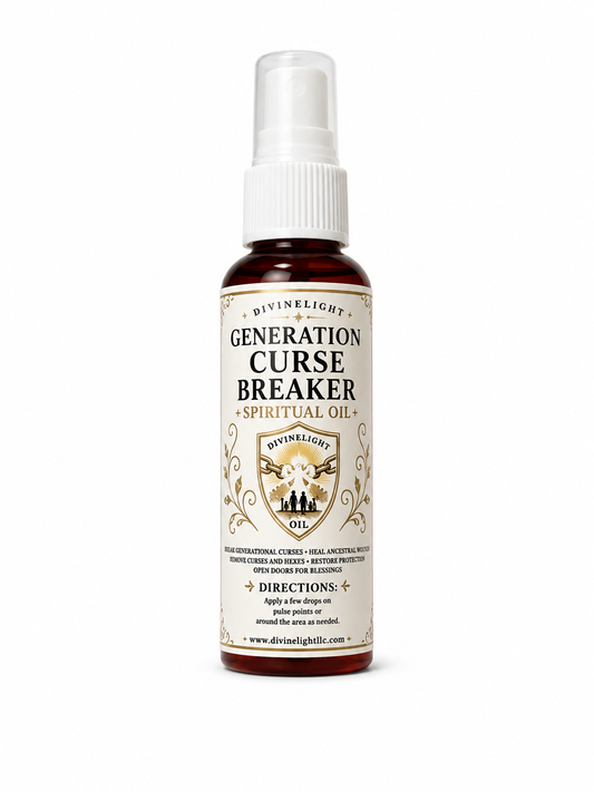 ⛓️✨ GENERATIONAL CURSE BREAKER SPIRITUAL OIL – Freedom • Restoration • Blessings • Spiritual Strength ✨⛓️