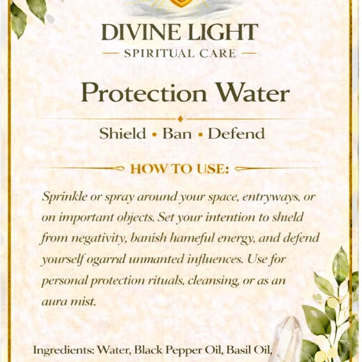 PROTECTION WATER SPIRITUAL WATER 💦