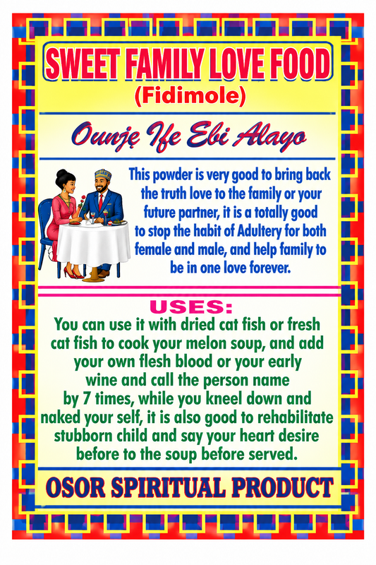 Sweet Family Love Spiritual Powder (Fidimole) – Family Harmony, Love & Reconciliation