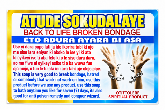 Back to Life Broken Bondage Spiritual Soap – 7 Days | Atude Sokudalaye