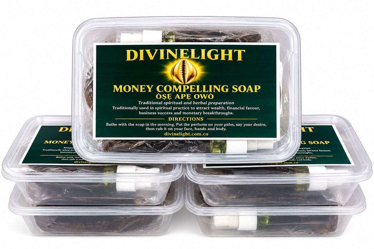 Money Compelling Soap (Ose Ape Owo) – Traditional Spiritual & Herbal Soap with Perfume