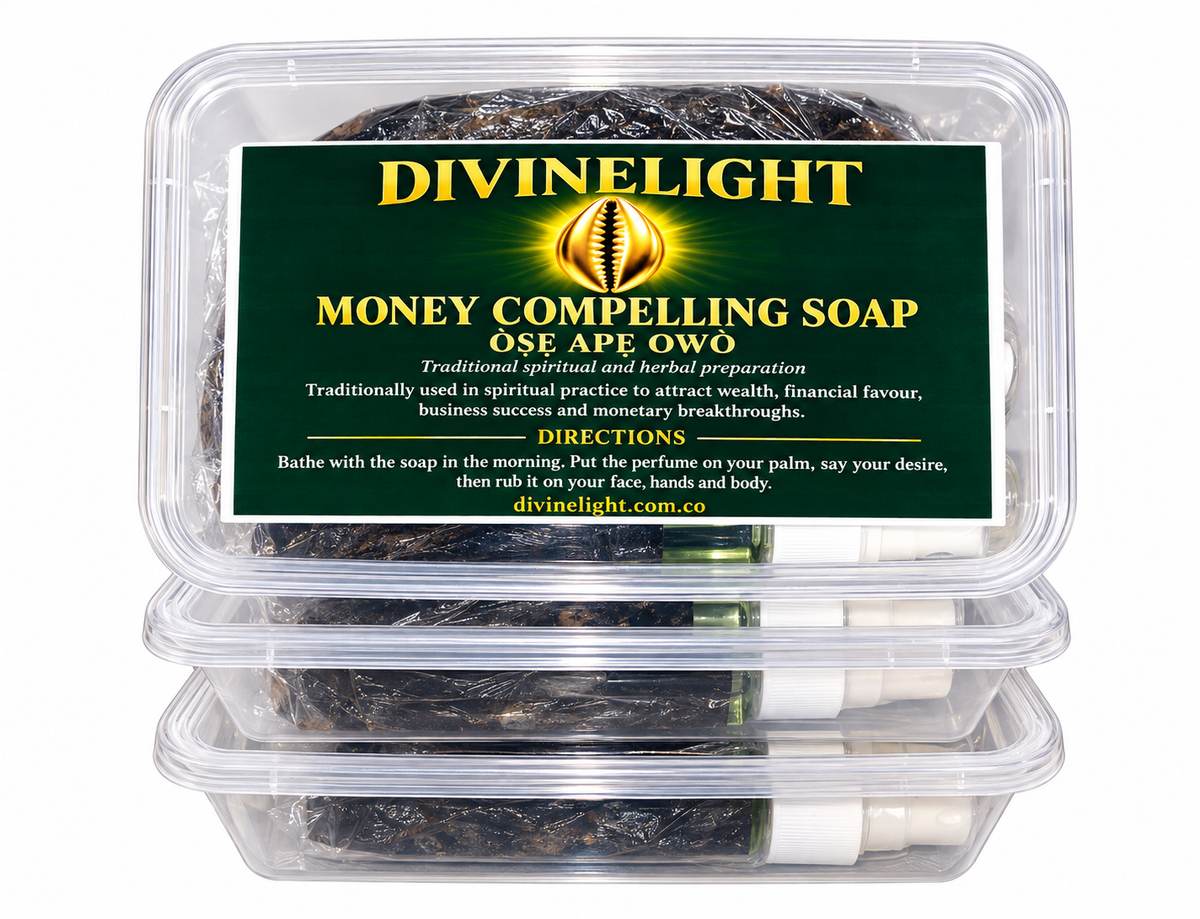 Money Compelling Soap (Ose Ape Owo) – Traditional Spiritual & Herbal Soap with Perfume
