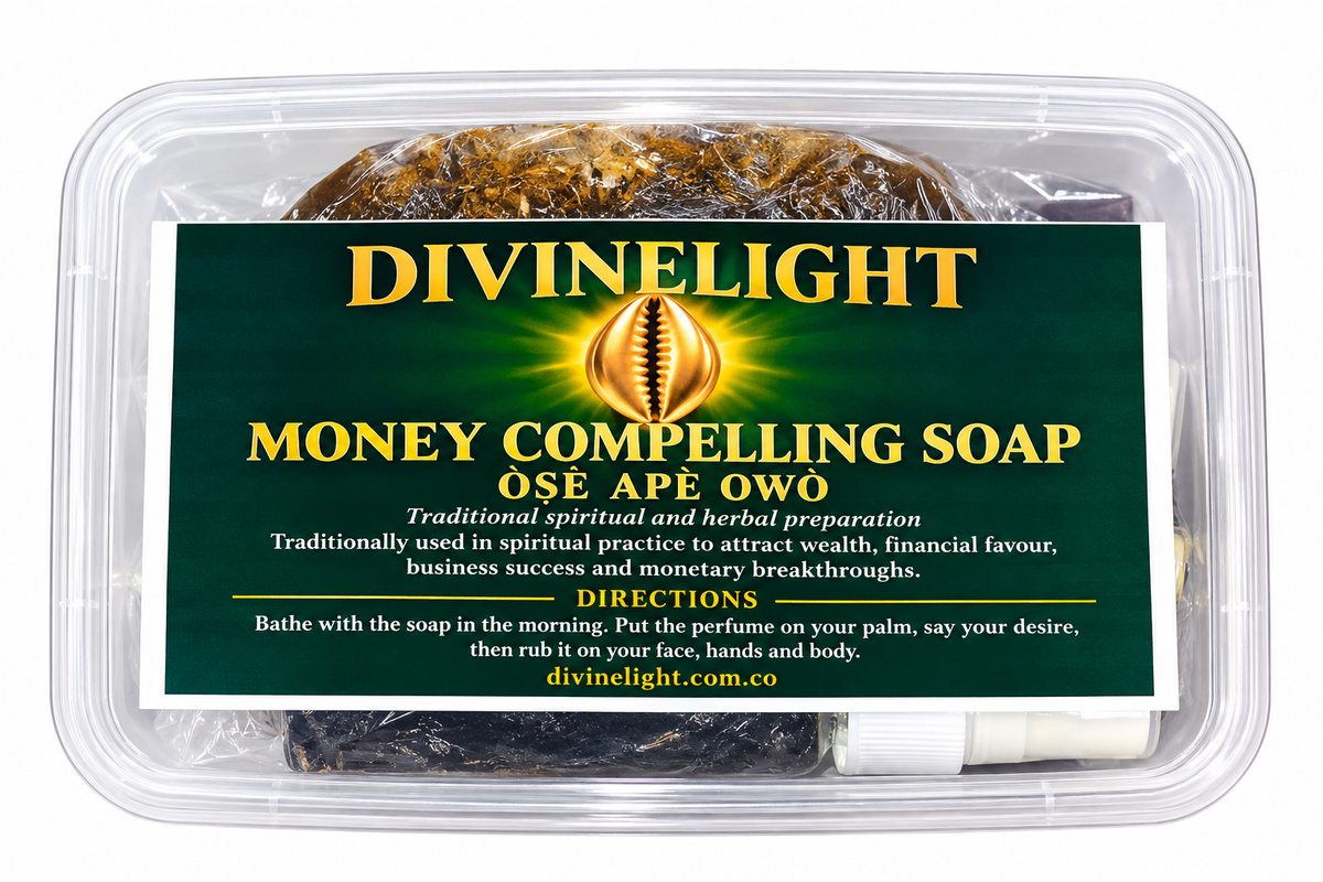 Money Compelling Soap (Ose Ape Owo) – Traditional Spiritual & Herbal Soap with Perfume