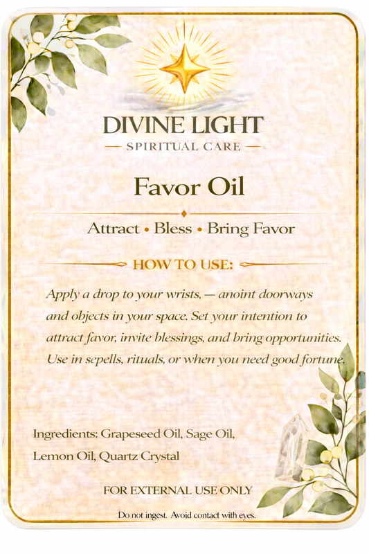 FAVOR OIL SPIRITUAL OIL