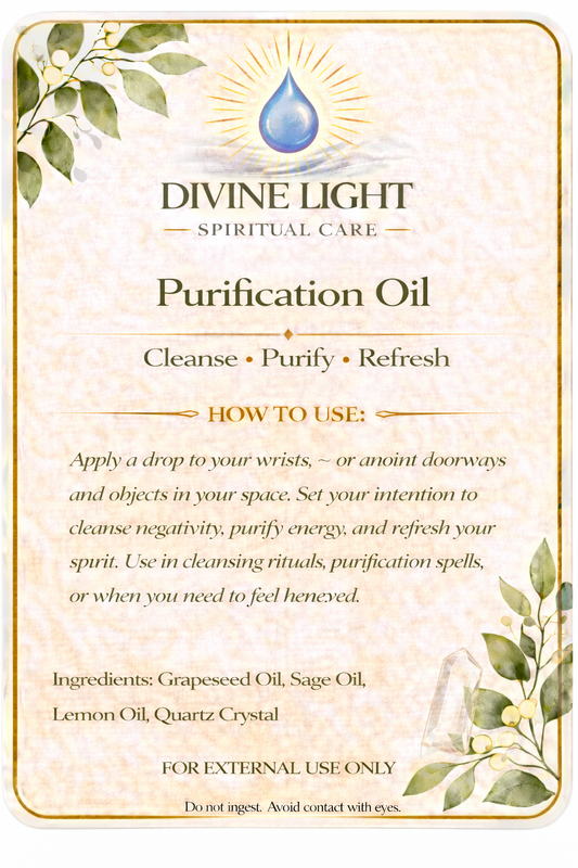 PURIFICATION OIL SPIRITUAL OIL