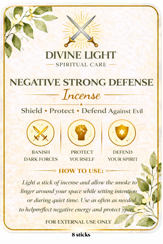 NEGATIVE STRONG DEFENSE SPIRITUAL INCENSE