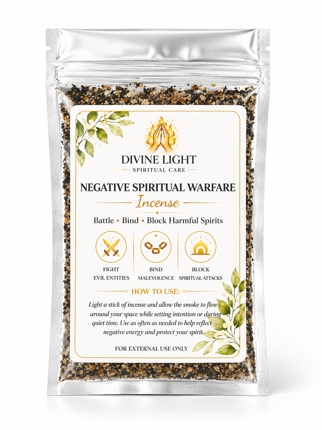 NEGATIVE SPIRITUAL WARFARE SPIRITUAL INCENSE