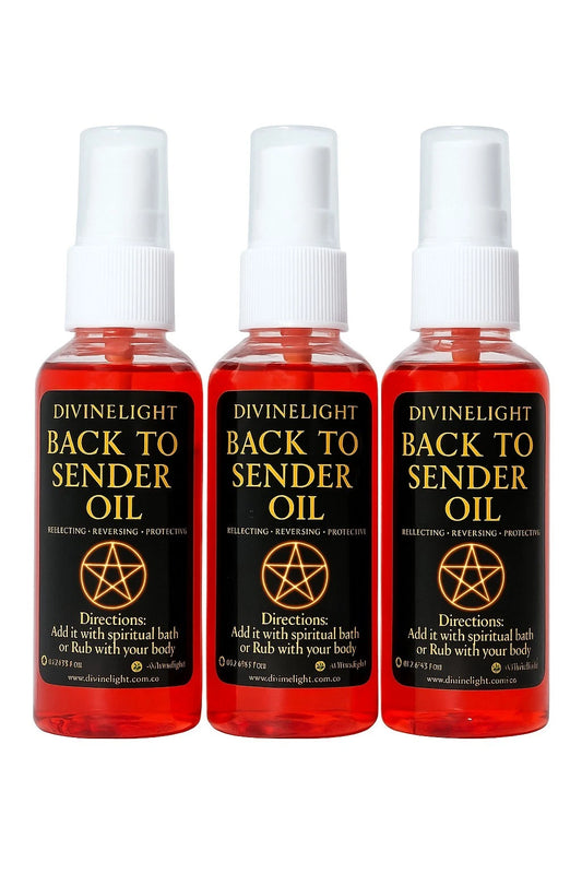 🛡️ Back To Sender Spiritual Oil – 50ml  Reversal • Protection • Spiritual Defence