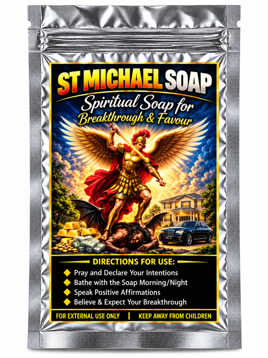 St Michael Spiritual Soap – Breakthrough, & Spiritual Protection | Morning/Night Bath Soap