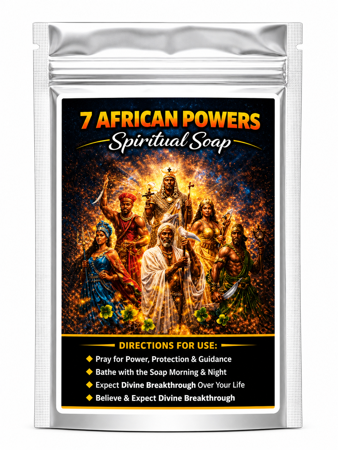 7 African Powers Spiritual Powerful  Soap
