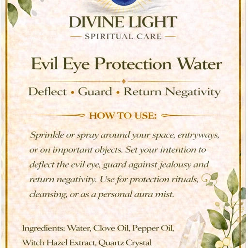 EVIL EYE PROTECTION WATER SPIRITUAL WATER