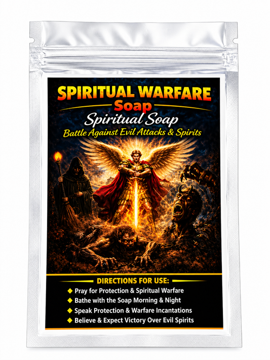 🛡️ Spiritual Warfare Powerful Soap  Deep Cleansing • Protection • Victory Over Negative Forces
