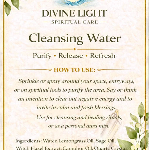 CLEANSING WATER SPIRITUAL WATER