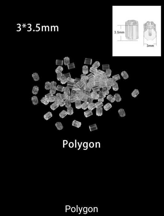 100picsSilicone Clear Earring Backs Rubber Earrings Backs Stoppers Soft Ear Ring