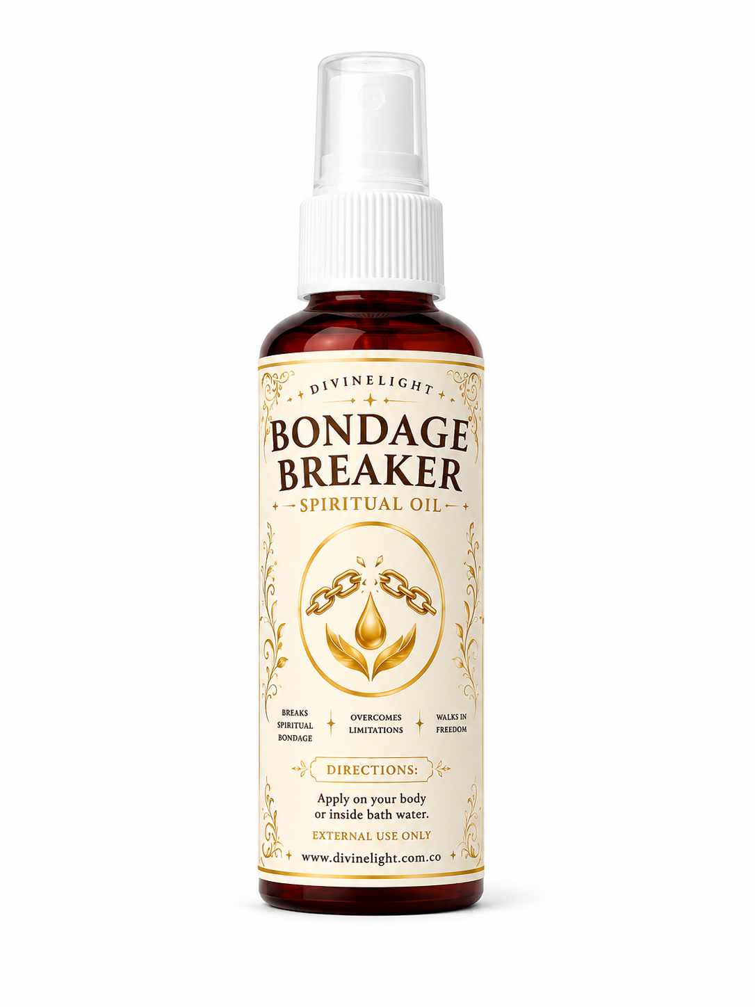 🔓 Bondage Breaker Spiritual Oil – Freedom, Renewal & Breakthrough