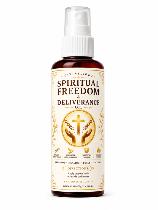 🕊️ Spiritual Freedom & Deliverance Oil – Peace, Renewal & Spiritual Strength