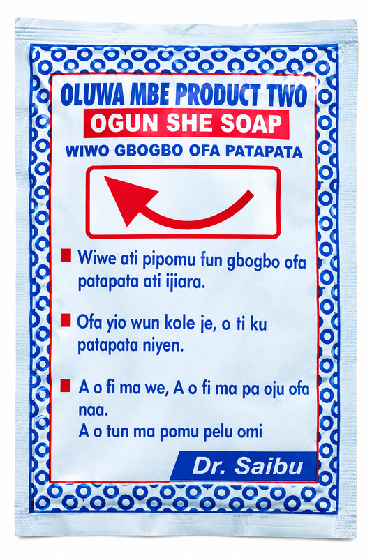 Wiwo Gbogbo Ofa Patapata Spiritual Protection Soap – Evil Arrow & Negative Energy Cleansing